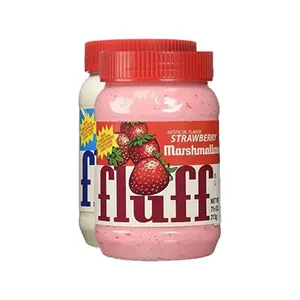 Marshmallow Fluff Spread Combo Pack – Strawberry & Original Marshmallow Creme, Gluten Free Sweet Dessert Spread, Perfect for Sandwiches, Snacks & Baking