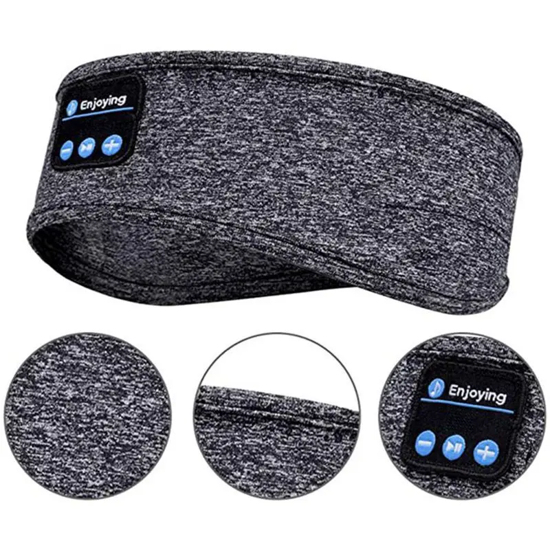 Factory direct sales of sleep headphones, Bluetooth headscarves, head-mounted wireless music sports headbands with built-in sleep music eye masks