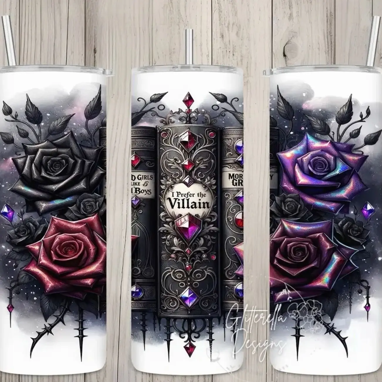 I Prefer The Villain/Morally Grey Booktok 20oz Tumbler