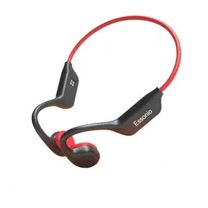 ESSONIO-X7 Bone Conduction Headphones Wireless Headphones Bluetooth 5.3 Open Ear Headphones with Microphones,IPX8 Waterproof Swimming Headphones Built-in 32G Memory for Gym Workout Swimming Running Cycling Mp3 Earbud Audio Headset