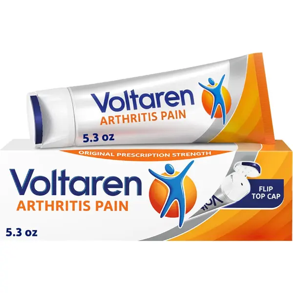 Voltaren Arthritis Joint Pain Relief Gel - Diclofenac Sodium 1% (NSAID), Therapeutic Rapid Relief Fast-Absorb Formula, Clinically Proven Powerful Treatment, No Prescription Needed, 1.7oz & 5.3oz Sizes