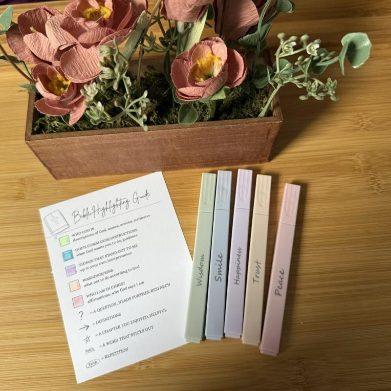 Bible study kit with reading tracker