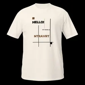 Hello My Name is Ntravrt Tee