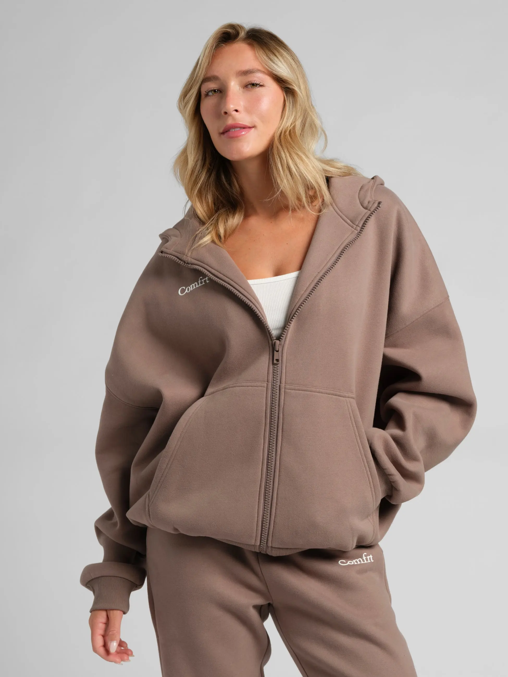 Premium Cloud Zip-Up Hoodie Comfrt