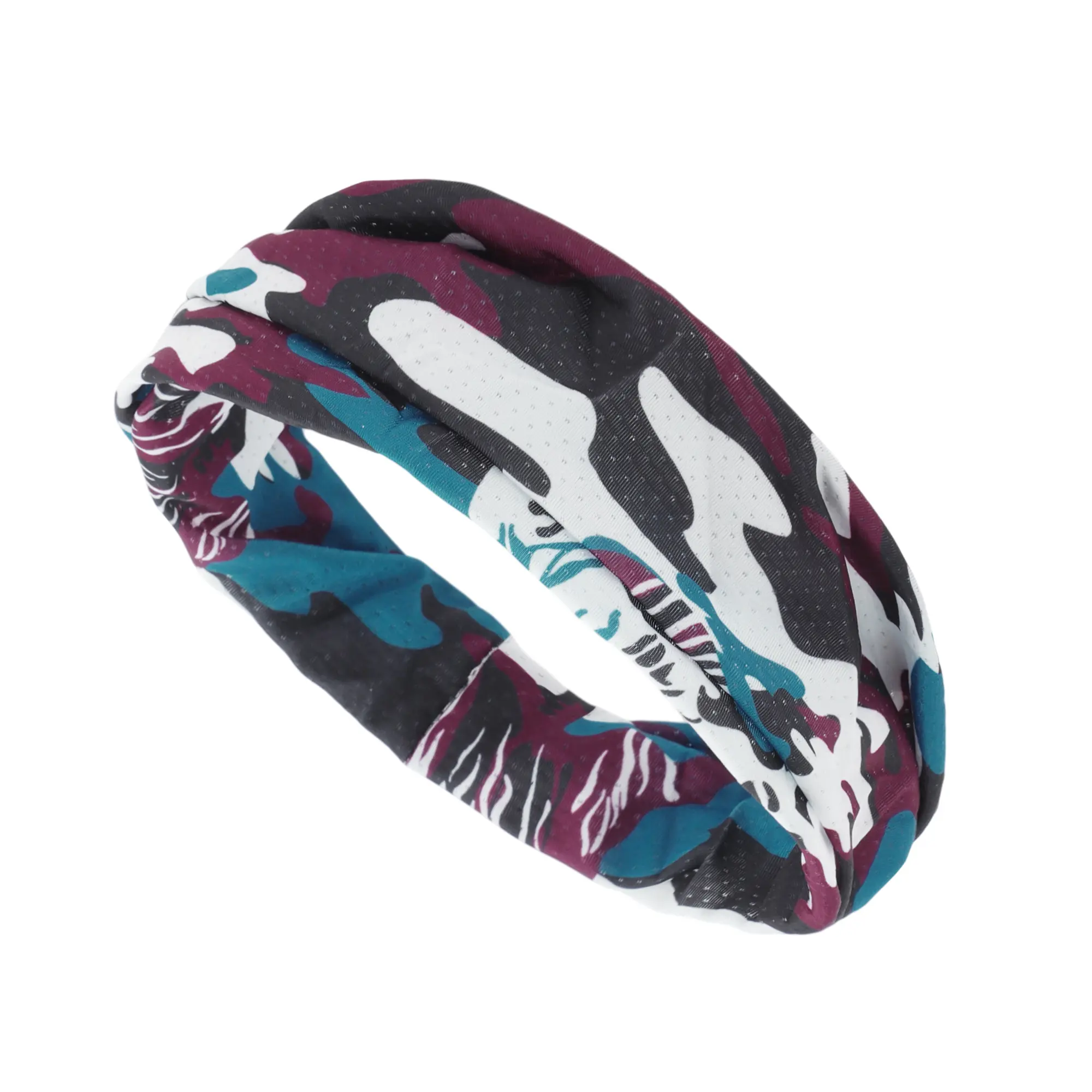 Unique Bargains Comfortable Camouflage Headband 1 Pc