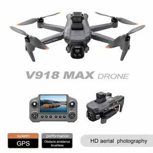 Foldable RC Drone Camera Drones with 4.5" LCD Screen Controller, Brushless Motor, Adjustable Camera, Rechargeable 3 Batteries, Portable Quadcopter, Easy Flight Controls, Optical Flow Hover for Beginners, Micro SD Compatible