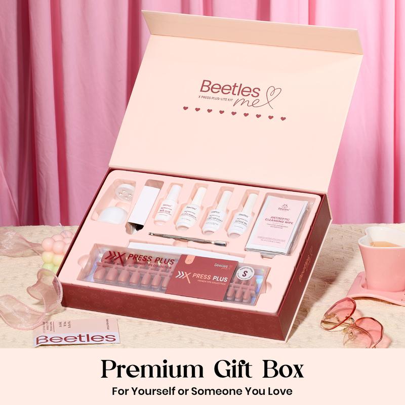 [LIVE ONLY] Beetles X Press Plus Cat Eye Press-On Nails, 7Colors Magnetic Cat Eye Effect, 16 Sizes 224 Pcs, Natural Salon Quality Chasing Light Cat Eye Nails, Gift for DIY Nail Lovers  Spring Vacation Nails Festival Nails   newyearnewme valentinesday