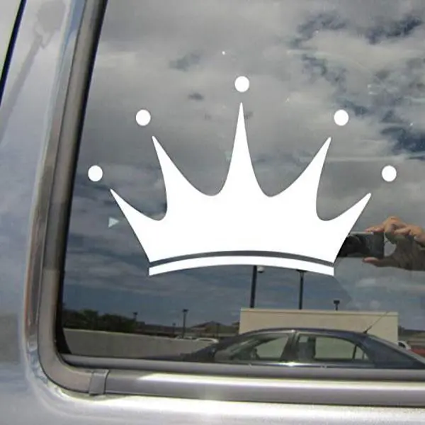 Tamengi Princess Crown - Girly Girl Spoil - Car Auto Window Vinyl Decal Sticker