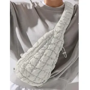 MARSHMALLOW QUILTED CROSSBODY BAG