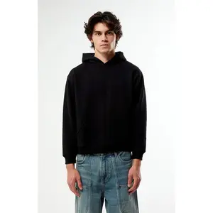 Pacsun Men's Black Solid Hoodie