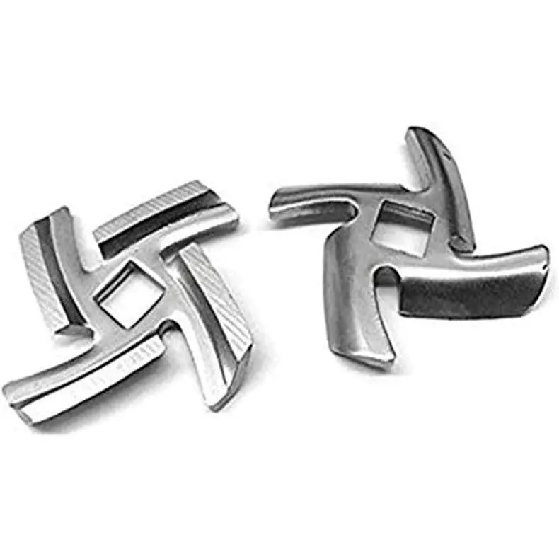 5#  Meat   Stainless Steel   Compatible with Size 5 Meat  Grinde, Fits Kitchen (2 Pack)