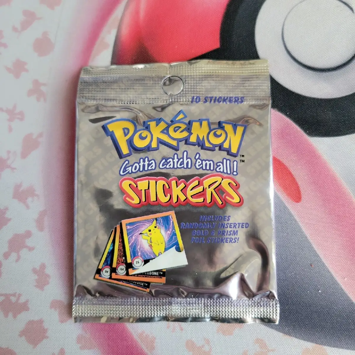 1999 1 Pack Vintage Pokemon Stickers Series 1