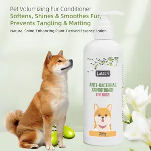 Lurson Anti-Bacterial Dog Conditioner | 300g Natural Plant-Based Pet Detangler | Volumizing, Softening, Anti-Tangle, Itch Relief for All Dogs