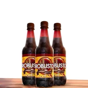 3-Pack Robusto Caramel Drink, Plant-Based Gluten-Free Beverage Snack