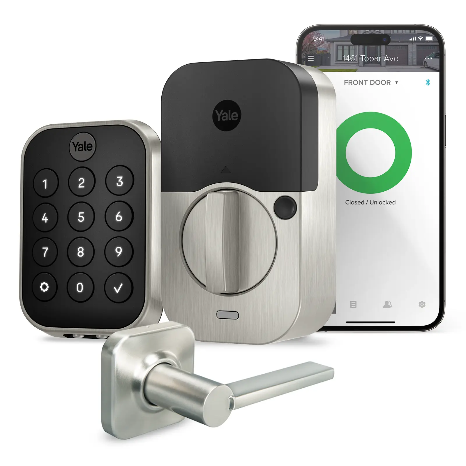 Yale Assure Lock 2 Key-Free Keypad with Bluetooth and Valdosta Lever