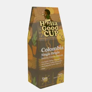 Hella Good Cup Colombia SO Single Origin Coffee Savory Cocoa Smooth 12oz Beverage with Rich Balanced Flavor