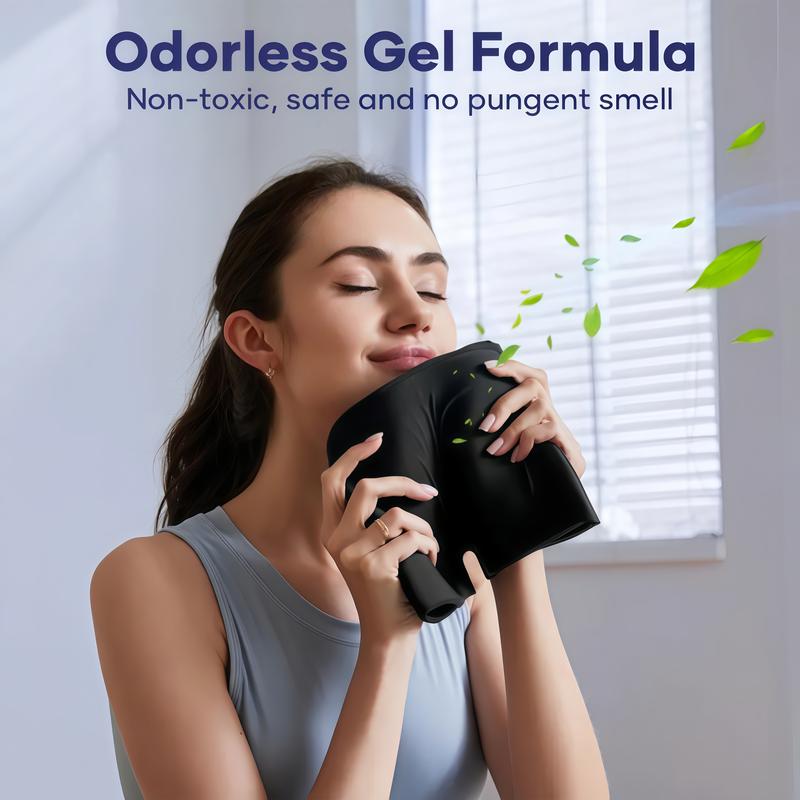 Headache Relief Ice Pack Hat – A Gel Ice Pack Head Wrap That Effectively Relieves Migraines, Stress, And Tension, Suitable For Use In The Office, Before Bed, Or For Everyday Relief At Home.