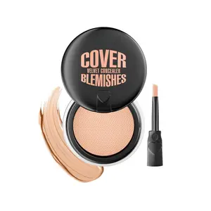 Pot Concealer Full Coverage - Under Eye Concealer Waterproof Makeup Concealer to Cover Dark Circles, Blemishes, Redness and Spots Crease-Proof Color Corrector De Ojeras (Natural Skin Tone,0.21 Oz)