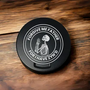 Forgive Me Father For I Have Zyn'd Tin Metal Container