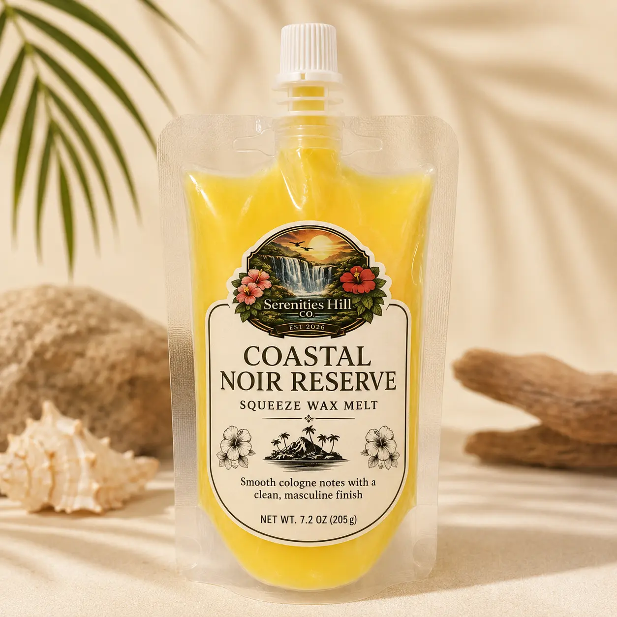 Serenities Hill Co. Coastal Noir Reserve Squeeze Wax for Wax Warmers