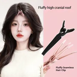 Heatless Root Lifter Hair Styling Comb, Natural Volume Clips High Crown Hollow Out Bangs Clip, Hair Root Positioning Clips