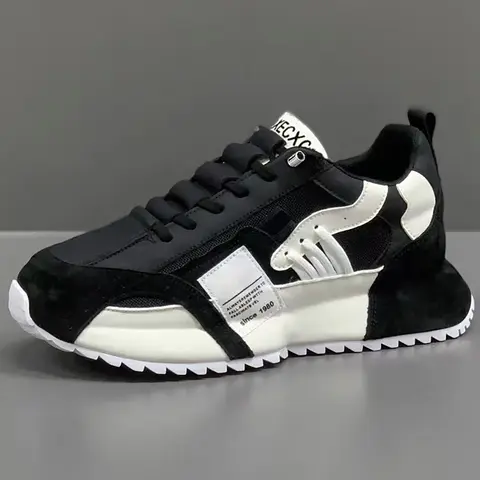 Men's Sporty Casual Shoes, Casual Sports Sneakers, Comfortable Fit, Height-Increasing Sneakers, Thick-Soled Sneakers, Versatile for All Seasons, Outdoor & Fitness Use, Plus Size Available, Casual Walking Sneakers