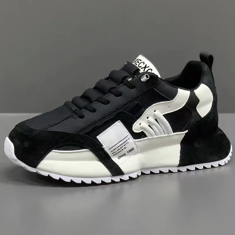 Men's Sporty Casual Shoes, Casual Sports Sneakers, Comfortable Fit, Height-Increasing Sneakers, Thick-Soled Sneakers, Versatile for All Seasons, Outdoor & Fitness Use, Plus Size Available, Casual Walking Sneakers