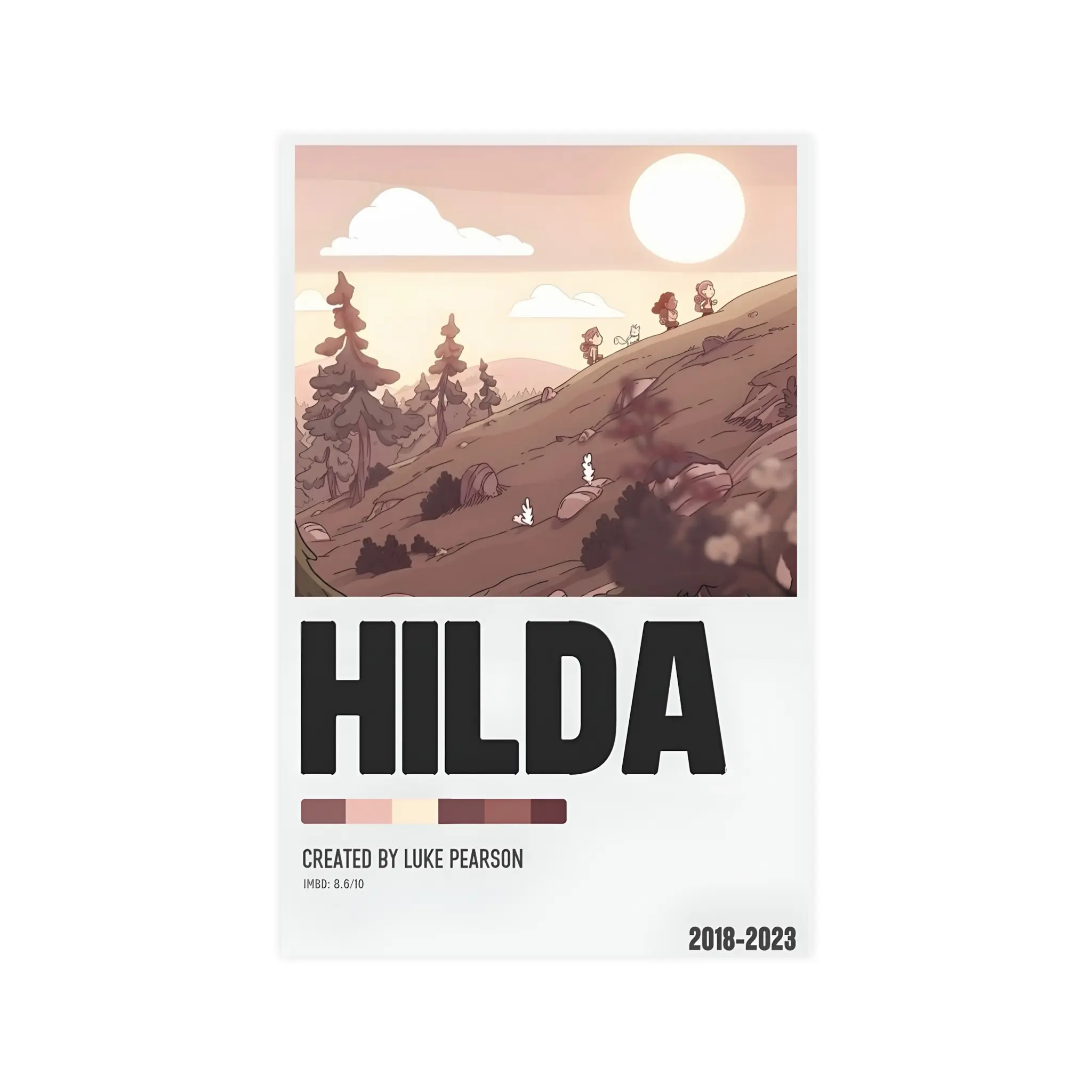 Vertical and Horizontal Matte Posters