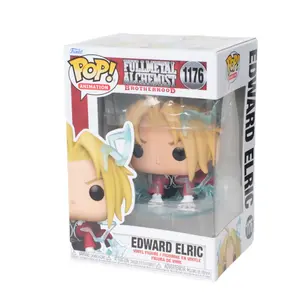 Funko Pop! Animation: Fullmetal Alchemist Brotherhood- Edward Elric #1176, Vinyl Figure, with Clear Pop Protector