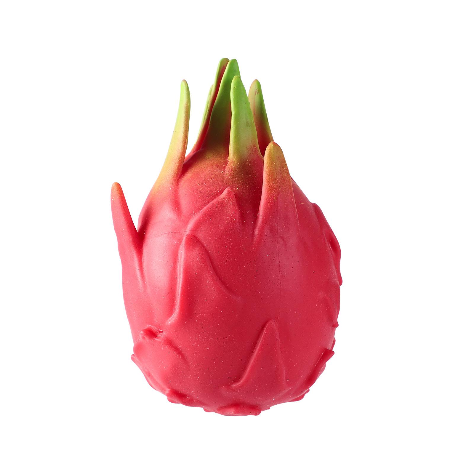 Dragon Fruit Shape Slow Rising Squishy Toy – TPR Stress Relief Sensory Fidget for Adults Anxiety ADHD, Soft Non-Sticky Calming Squeeze Toy