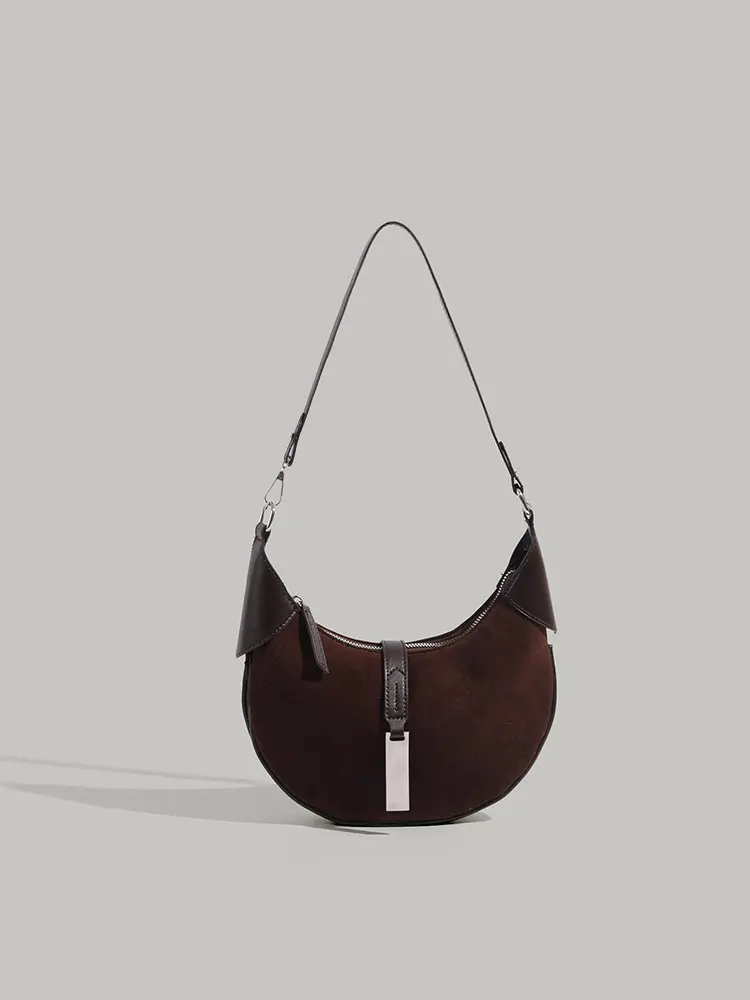 Women's Handbags 2025, New Classic Matte Croissant Bag, High-End Shoulder Bag, Fashion Crossbody Crescent-Shaped Armpit Bag