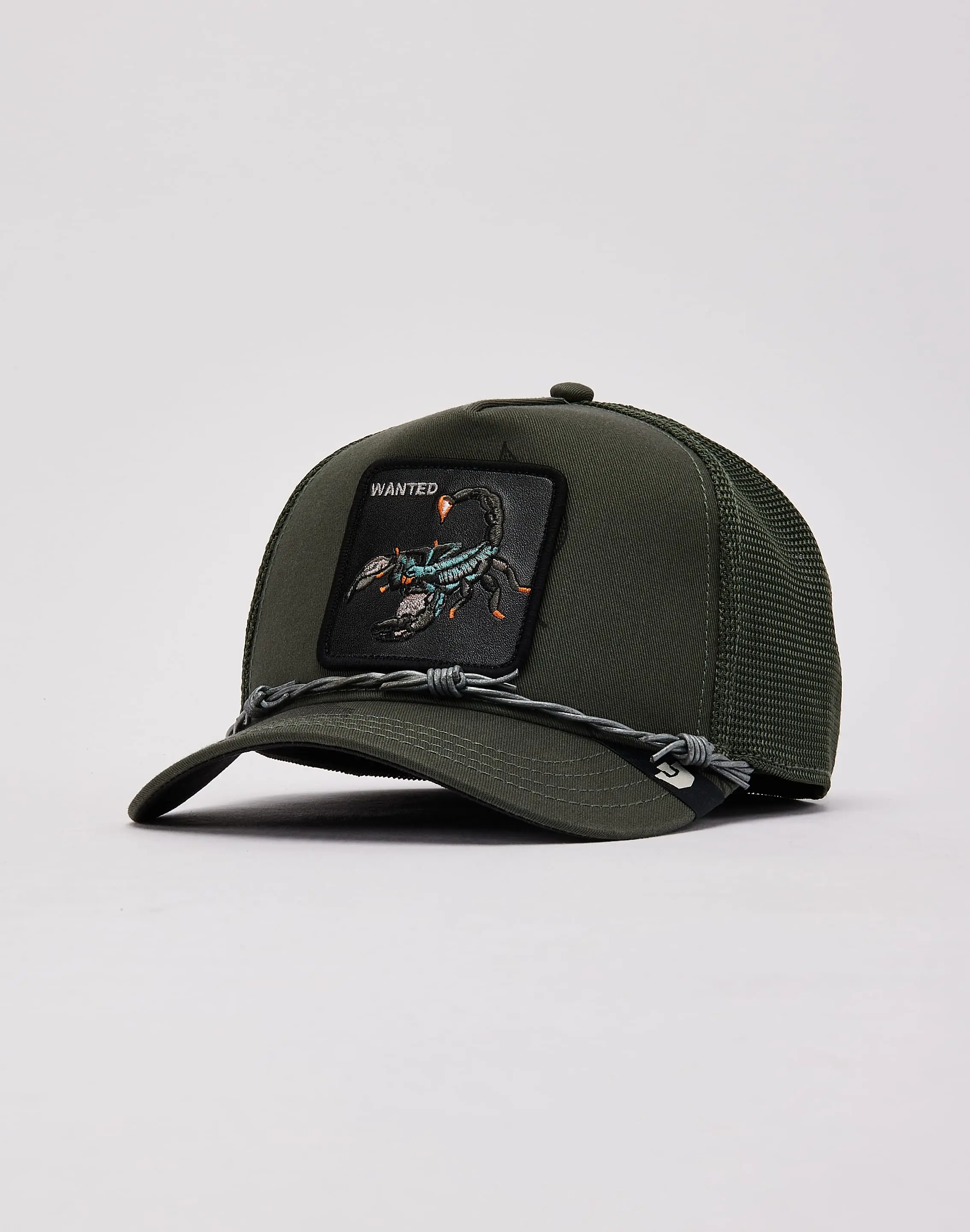 Mens Goorin Bros Wanted Barbed Wire Trucker Hat Mens Goorin Bros Wanted Barbed Wire Trucker Hat