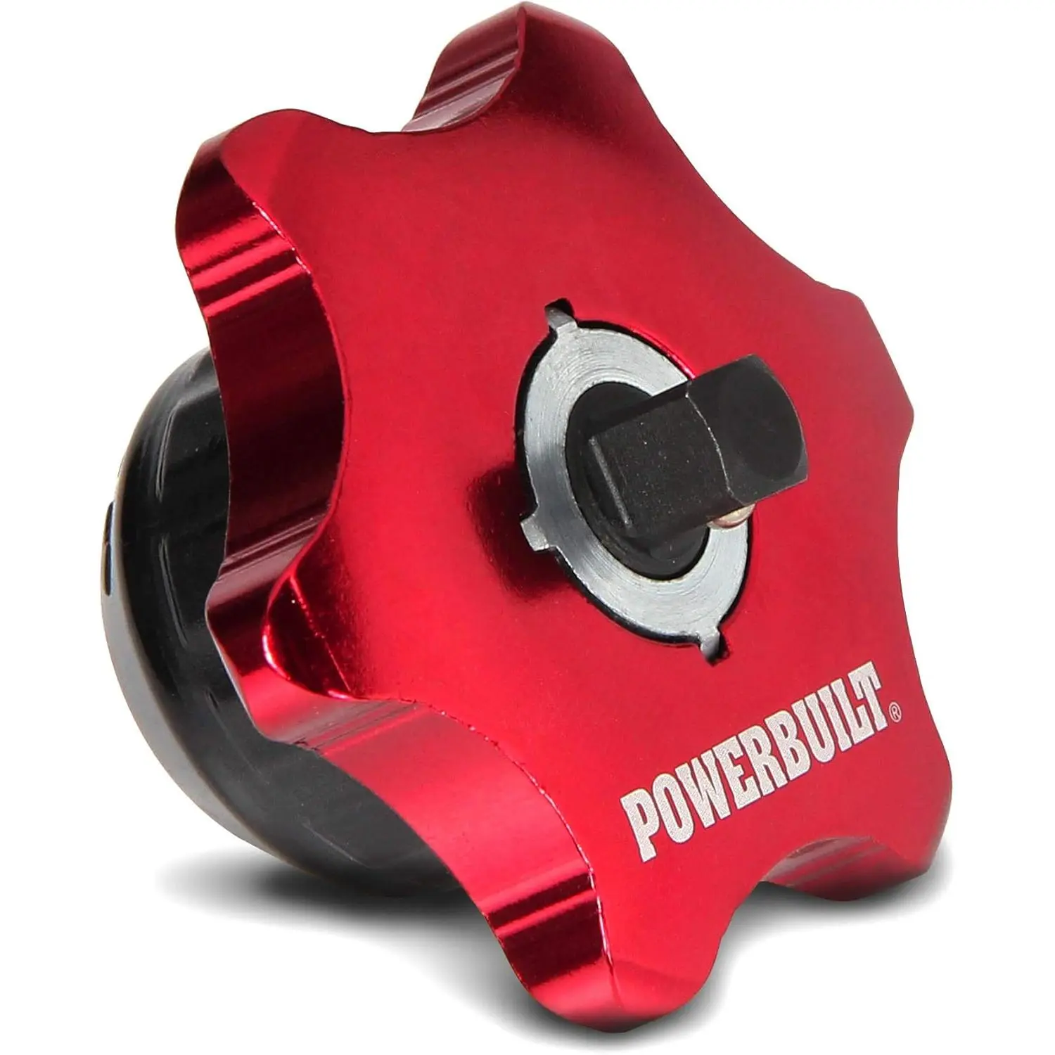 Powerbuilt 1/4-Inch Drive 2-in-1 Compact Thumb Ratchet & Driver (941248) - Affordable High-Quality Precision-Built, 36-Tooth Reversible Teeth Mechanism, Red, Thumb Grips, Ratchet + Bit Compatible, Finger Cut-Outs, 2-Sided Tightening Bolts Tool