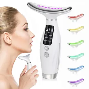 Neck Massager Facial and Neck Massage Tool Suitable for Facial Neck and Leg Massage for Women and Men Facial Beauty Instrument