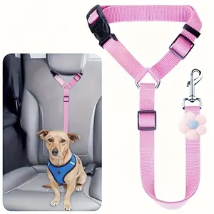 Dog Car Seat Belt – Adjustable Pet Safety Strap for Safe Travel    To prevent distractions while driving  Protect Your Pet on Every Ride