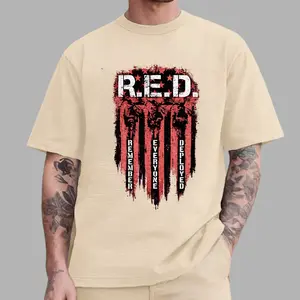 RED Remember Everyone Deployed Shirt  - Patriotic Graphic Tee -Streetwear Trend 2026