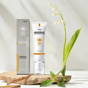 VGO Skincare Tinted Moisturizer SPF 50 PA+++, All-In-One Face care & Foundation 50ml Hydrating Moisture Care for Women, Sweat Resistant Oil Free with No White Cast, 1.76oz Moisturizing