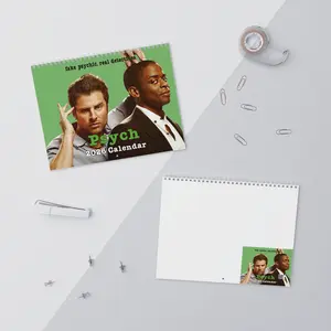 Psych Tv Show Wall Calendar 2026, Fan Gifts