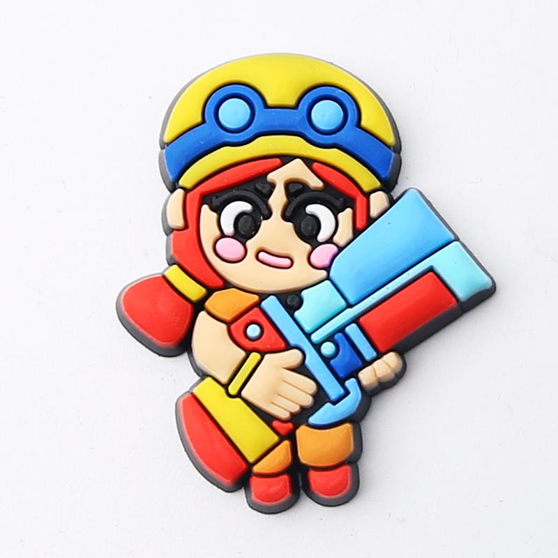 Cartoon Fighting game Croc Shoe Charms for Kids Boys Girls Women Men PVC Wristband Sandals Clog Accessories Party Favor with Dragon and Character Designs