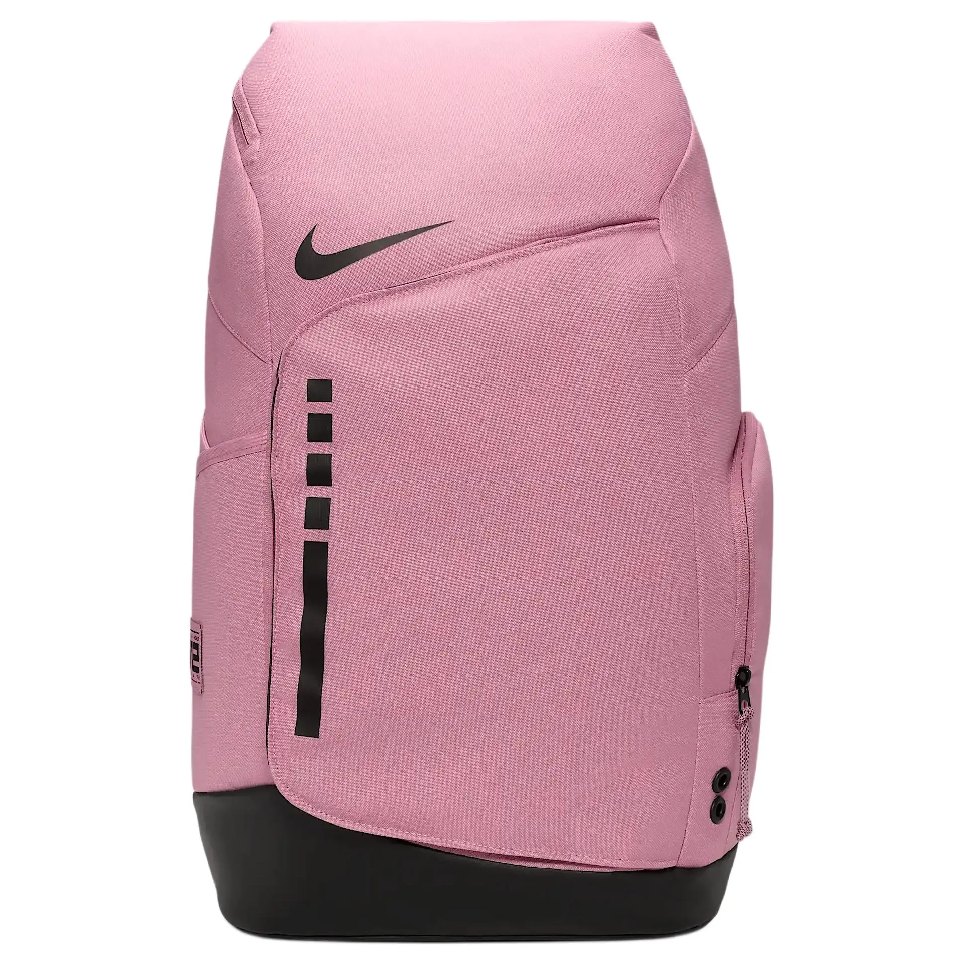 Nike Hoops Elite 32L Large Capacity Backpack with Logo Zipper Closure, Polyester Material, Unisex Couple Style in Pink