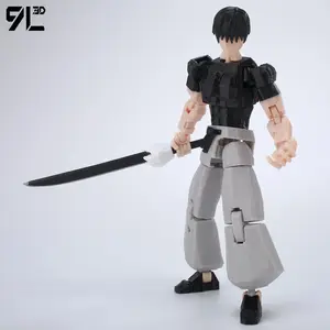 9L3D Printed Jujutsu Kaisen Fushiguro Toji Anime Multi-Jointed Shapeshift Toys Action Figures Mannequin Model Ornaments Gift Toy