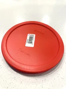 Pyrex Replacement Lid Fits 7 Cup 1.65L Glass Containers Red Storage Container Lid