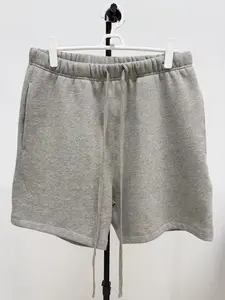 Sweatshort Dark Grey - Soft Fabric Elastic Waist Relaxed Fit, Oversized Casual Athletic Lounge Wear, Perfect for Casual Outings & Everyday Wear