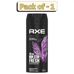 AXE Excite Deodorant Body Spray for Men 150ml – Long Lasting Fresh Masculine Fragrance Spray for Daily Use