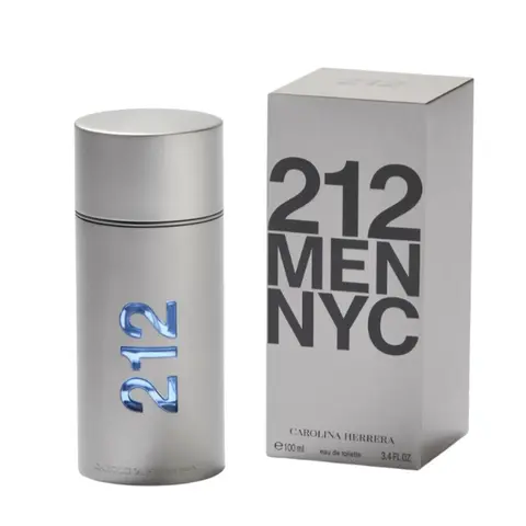 Carolina Herrera CH 212 Men NYC 1.7oz/ 50ml & 3.4oz/100ml EDT Spray – Fresh, Urban, and Sophisticated Signature Scent for the Modern Man Woody Aromatic Green Pepper