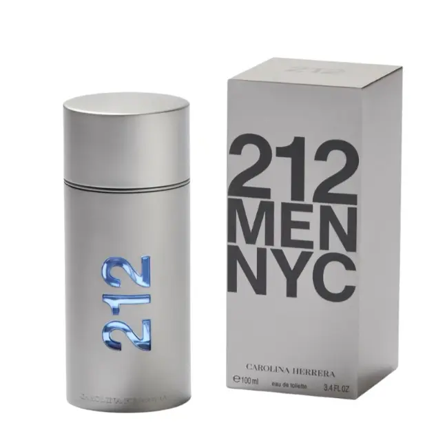 Carolina Herrera CH 212 Men NYC 1.7oz/ 50ml & 3.4oz/100ml EDT Spray – Fresh, Urban, and Sophisticated Signature Scent for the Modern Man Woody Aromatic Green Pepper