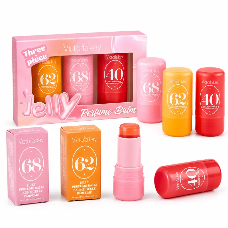 Sohochic Portable Number-Coded Solid Perfume Balm Gift Set, Compact Long-Lasting Mild Scent Travel-Friendly Fragrance Kit, Perfume Balm Fragrance Sets for Daily Wear, Birthday Gifts