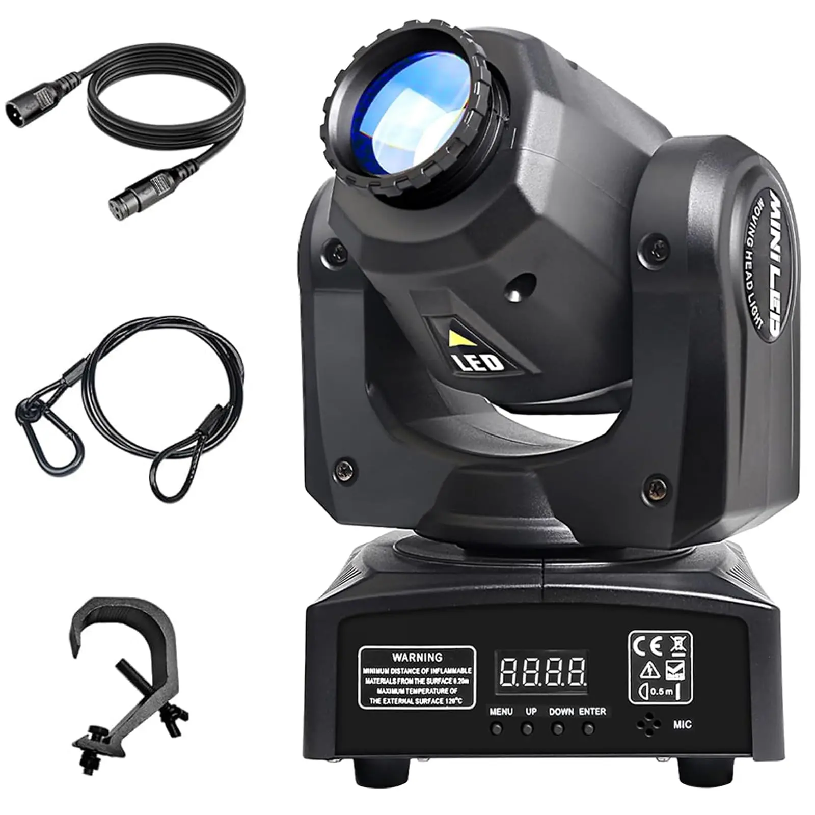 Moving Heads 30W LED Moving Head GOBO Lights for Spotlight Stage Light, Club Dance Spot Light DMX and Sound Activation for Party