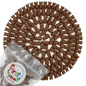 MILK CHOCOLATE COVERED GUMMY BEAR 2LB BAG Snack Dessert MILK CHOCOLATE COVERED GUMMY BEAR 2LB BAG Snack Dessert