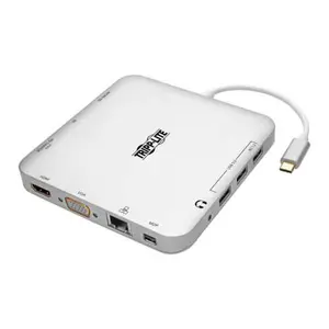 Tripp Lite U442-DOCK2-S 3.5 m 4K USB C Docking Station with USB Hub mDP HDMI VGA GbE PD Charging